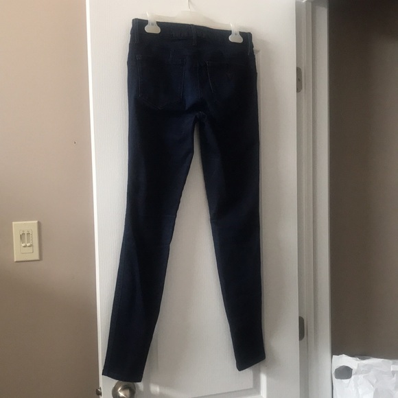 Guess Curve X Dark Wash Mid Rise Skinny Jeans - Picture 4 of 16